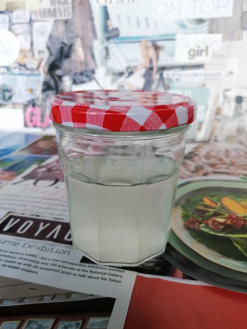 Rice water rinse for curly hair